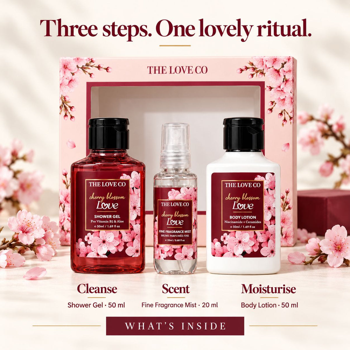 Japanese Cherry Blossom Mini Discovery Gift Set