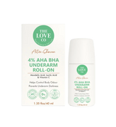 AHA BHA Under Arm Roll On — front of bottle, fragrance-led body care