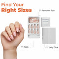 Blush Nude Almond Press-On Nails