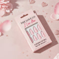 Blush Pink Stud Almond Press-On Nails