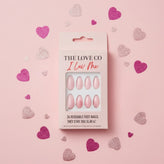 Soft Pink Almond Press-On Nails — front of bottle, fragrance-led body care