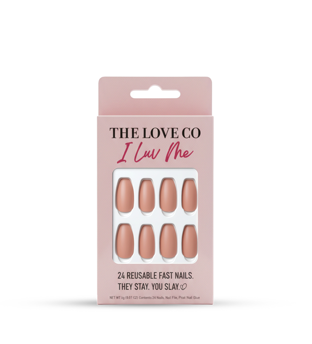 Nude Almond Press-On Nails — The Love Co