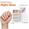 Glitter Pink Gold Tip Nails