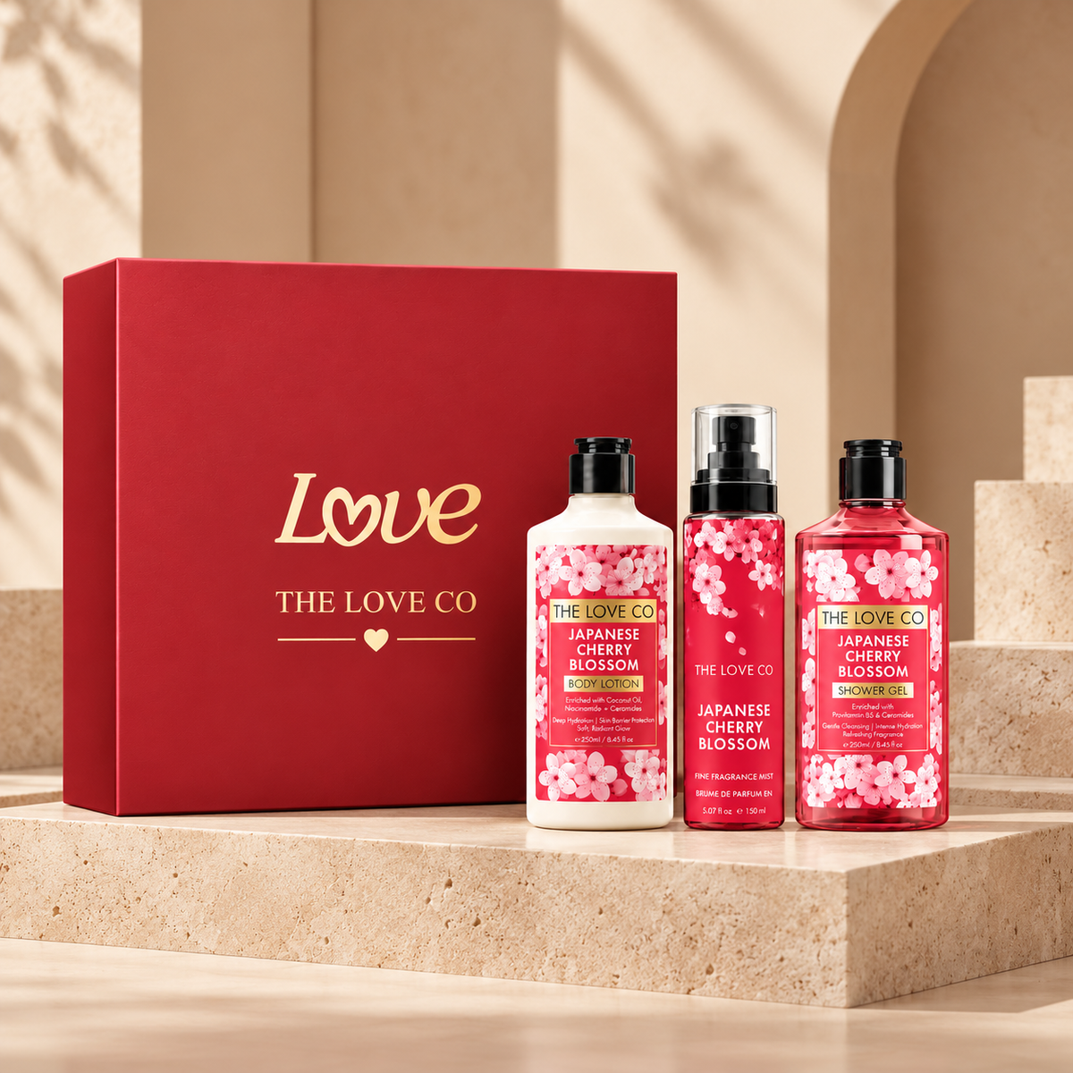 Japanese Cherry Blossom Collection Gift Set
