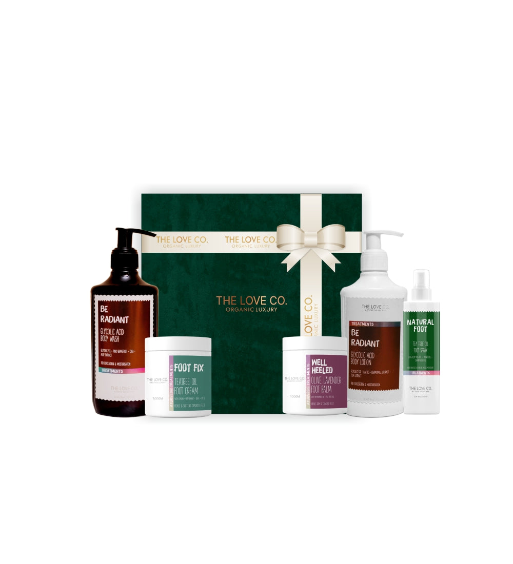 THE LOVE CO - SALICYLIC SOOTHE &amp; STEP CARE SET 