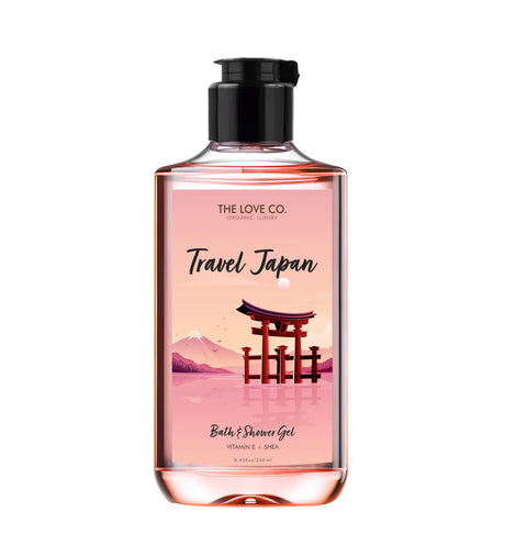 THE LOVE CO - TRAVEL JAPAN BATH &  SHOWER GEL / 250ML