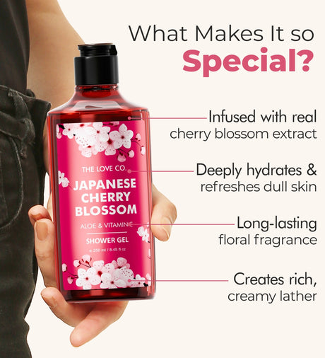 Japanese Cherry Blossom shower gel - what make it special