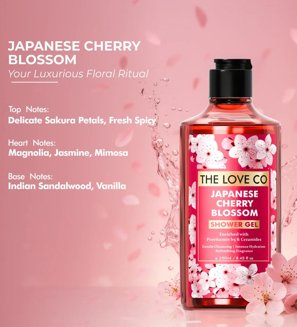 Japanese Cherry Blossom Body Wash - The Love Co