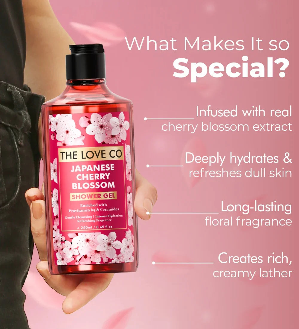 Japanese Cherry Blossom Body Wash - The Love Co