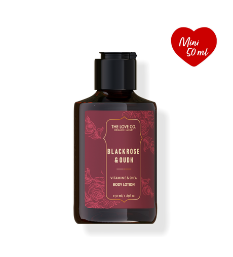 The Love Co Black Rose Oud Body Lotion Mini