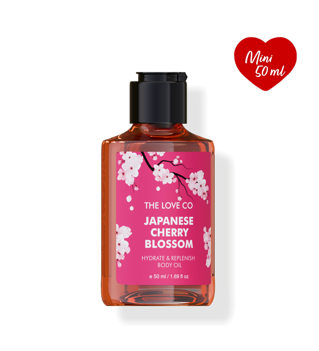 The Love Co Japanese Cherry Blossom Body Oil mini