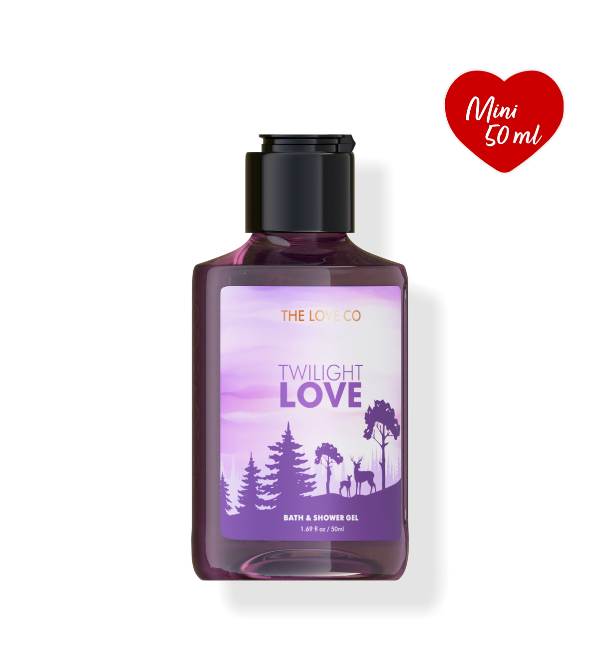 The Love Co Twilight Love Shower Gel mini