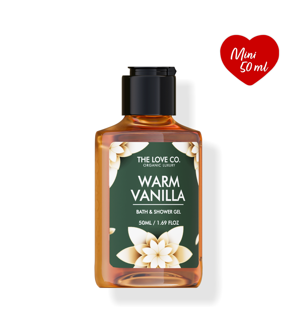 The Love Co Warm Vanilla Shower Gel mini