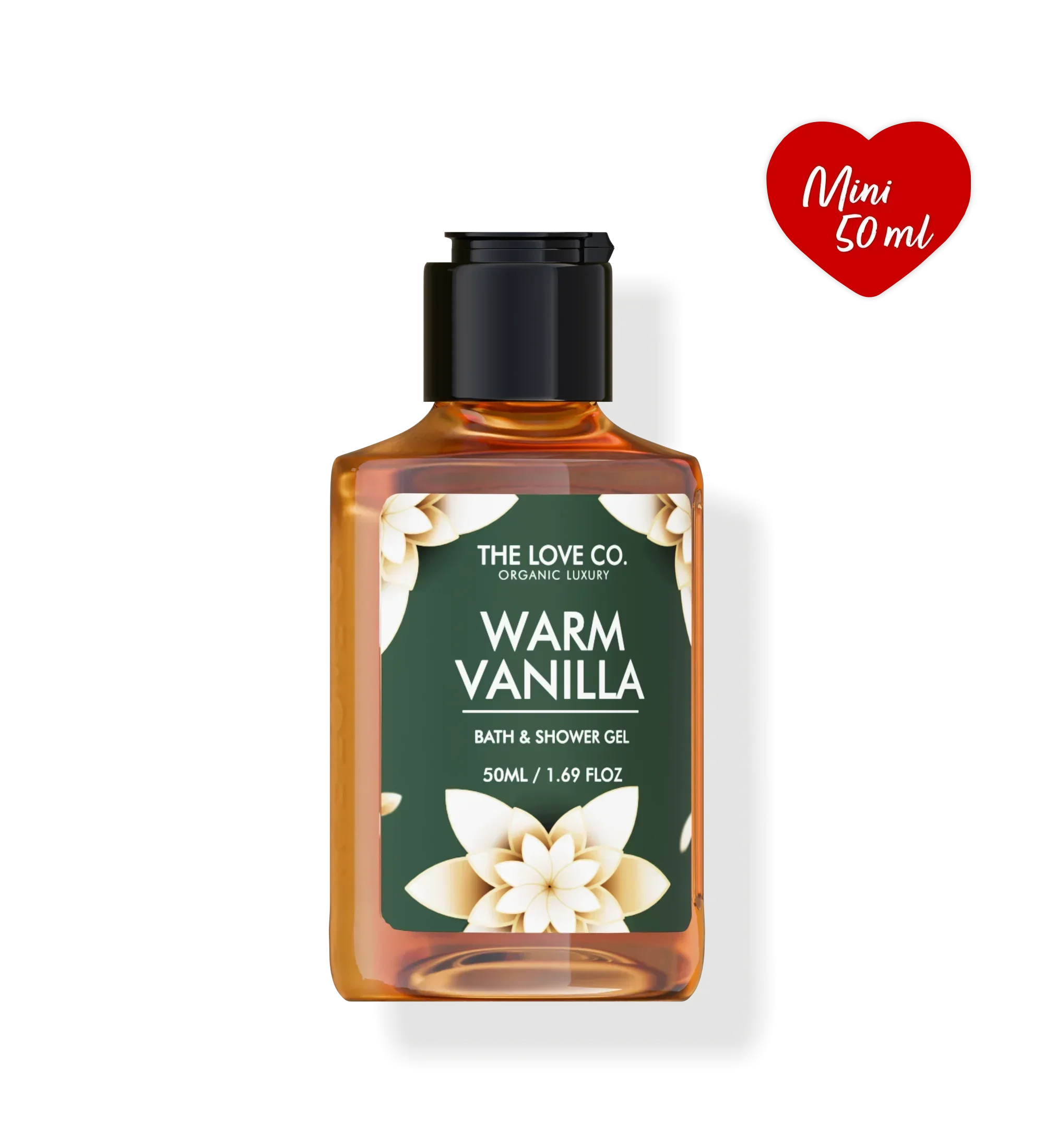 The Love Co Warm Vanilla Shower Gel mini