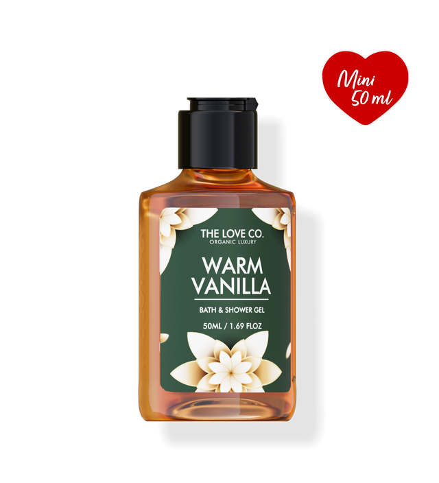 The Love Co Warm Vanilla Shower Gel mini