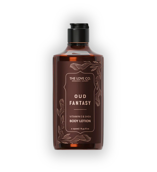 Oud Fantasy Body Lotion 250ml — oud fragrance body lotion with magnolia and sandalwood — The Love Co