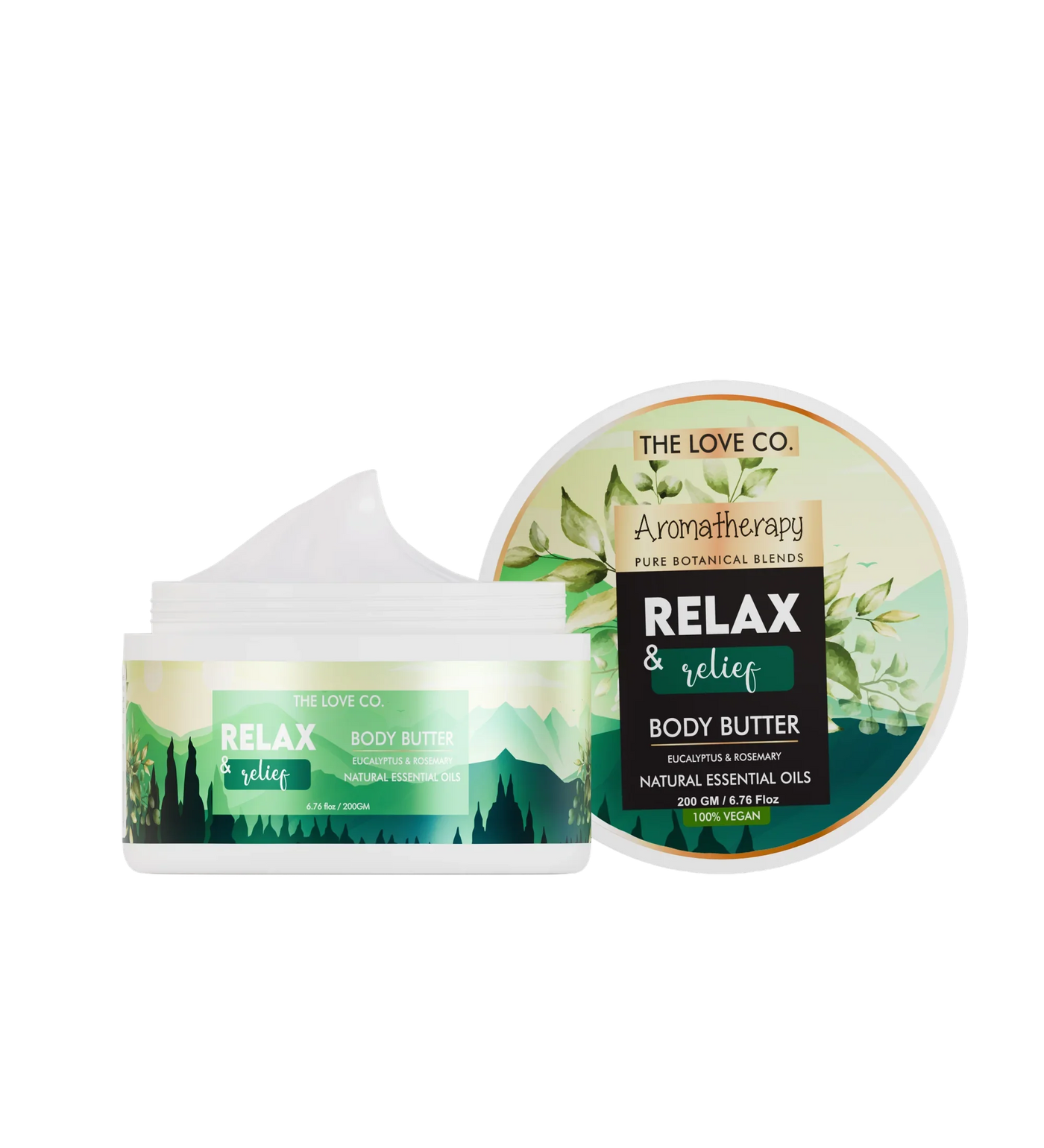 Relax & Relief Eucalyptus & Spearmint Body Butter — The Love Co
