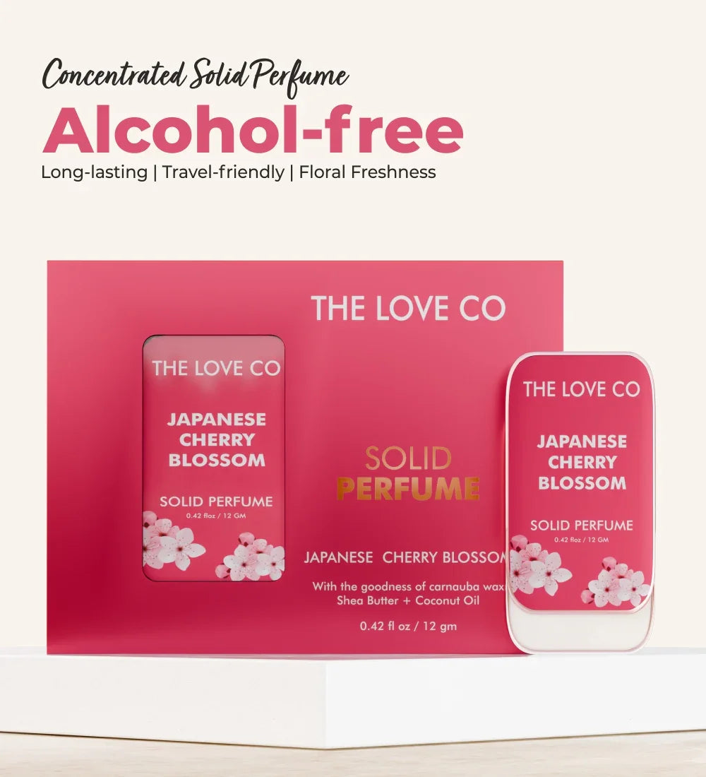 Japanese Cherry Blossom Solid Perfume - The Love Co