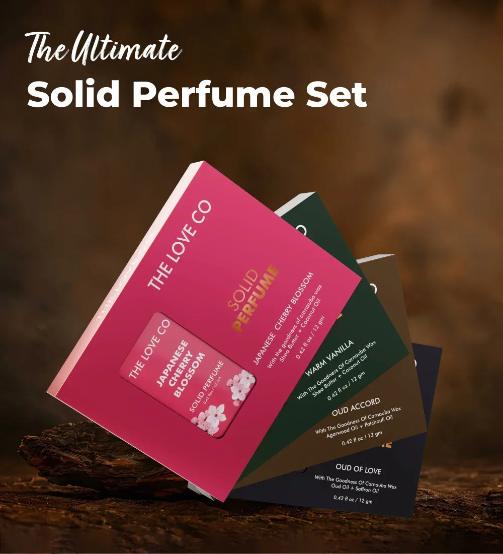 Oud of Love Solid Perfume — The Love Co fragrance-led body care
