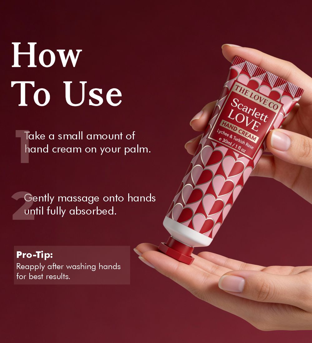 Scarlett Love Hand Cream — dermatologist-tested SLS-free formula