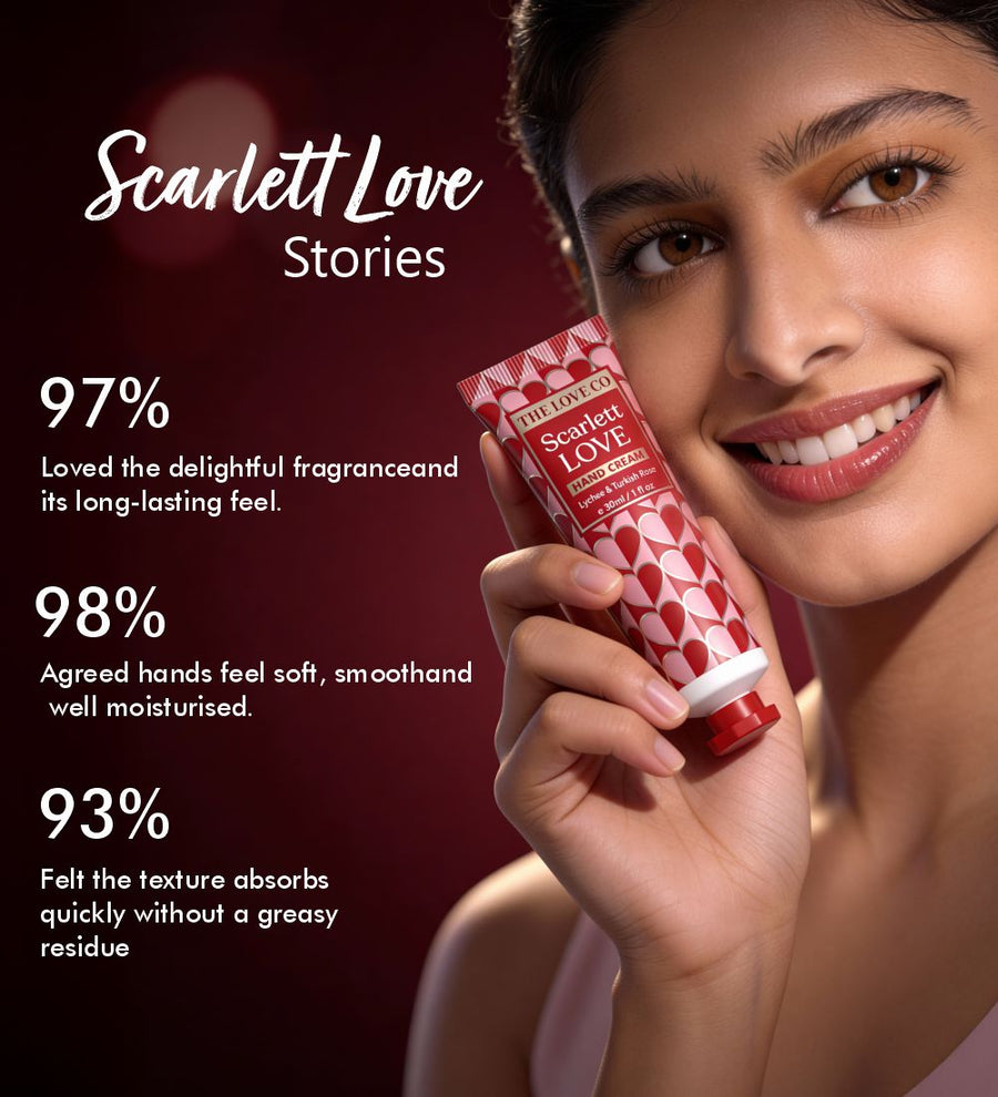 Scarlett Love Hand Cream — body care ritual for Indian skin