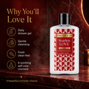 Scarlett Love Shower Gel — Lush Rose Floral – view 3 | The Love Co
