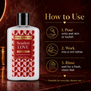 Scarlett Love Shower Gel — Lush Rose Floral – view 5 | The Love Co