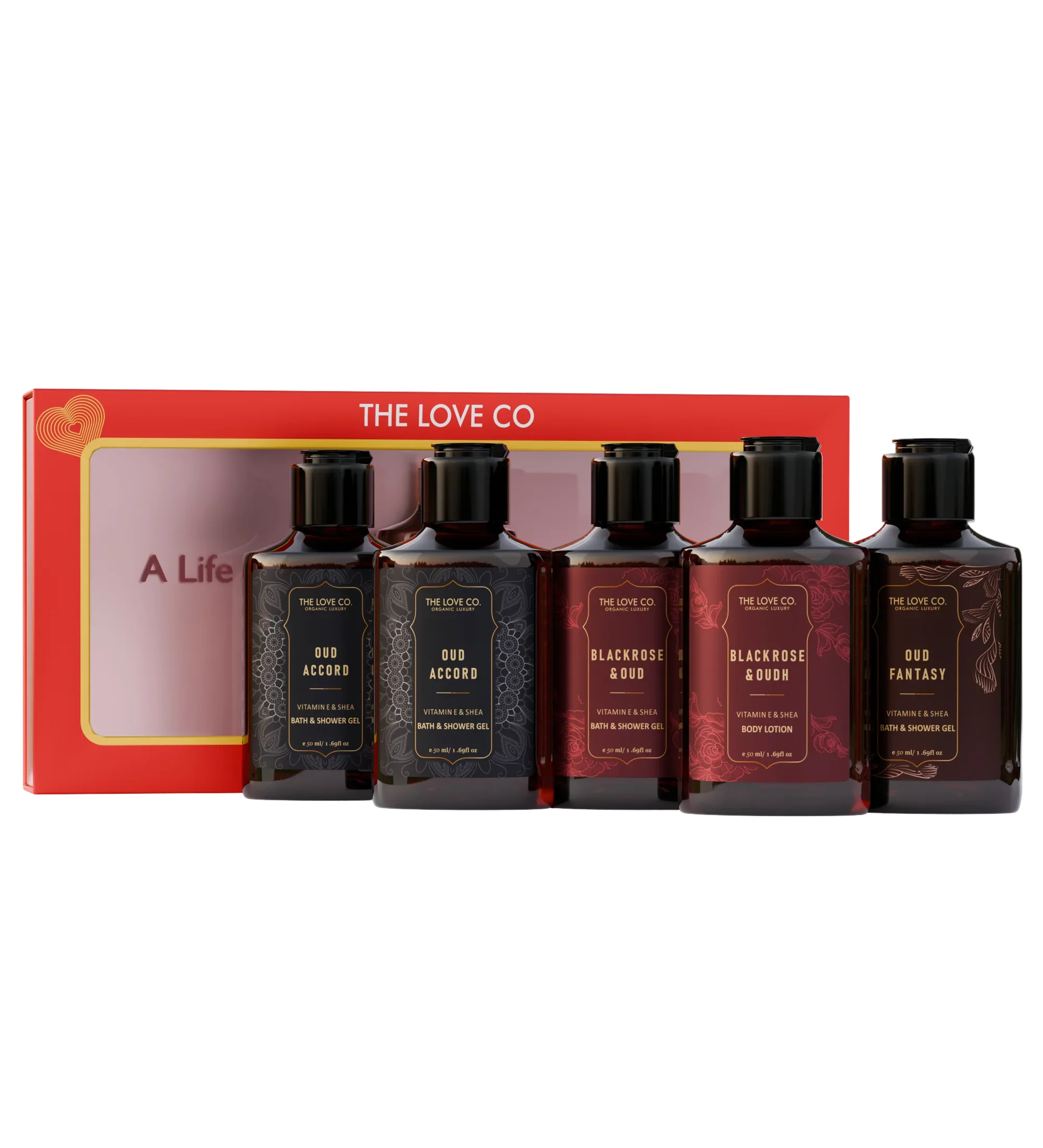 Oudh Gift Set Pack Of 5 Mini - The Love Co