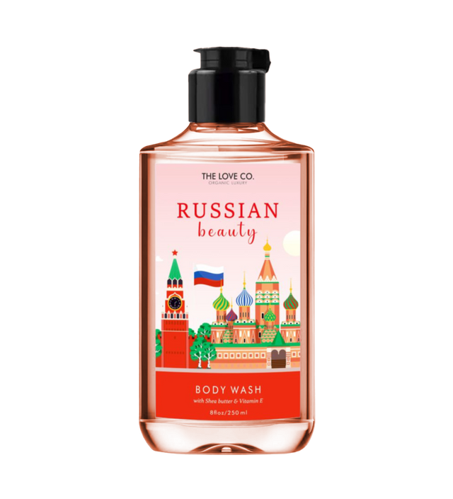 THE LOVE CO RUSSIAN BEAUTY 
BODY WASH