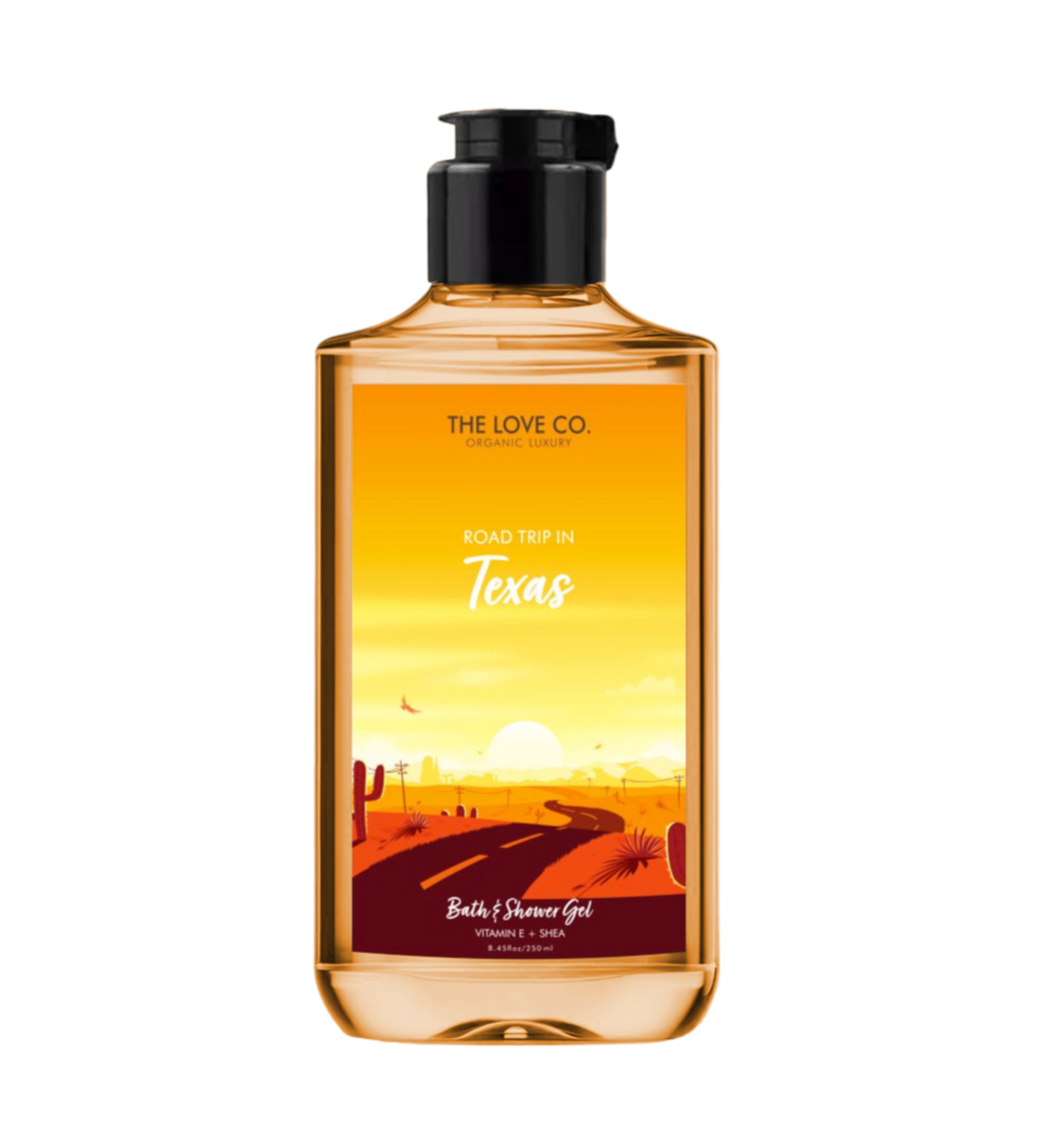 THE LOVE CO TEXAS BODY WASH