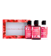 Japanese Cherry Blossom Mini Gift Set — front of bottle, fragrance-led body care