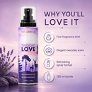 Twilight Love Body Mist — Rose, Iris, Amber – view 4 | The Love Co