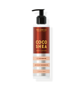 The Love Co. Coco Shea Body Lotion bottle with pump, 100 ml, brown and white label
