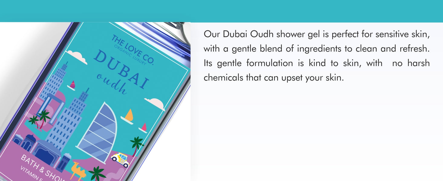 The Love co - Dubai Oud | Bath & Shower Gel  | 250ml