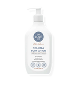 The Love Co 10% Urea Body Lotion bottle for dry skin hydration and barrier repair, 350ml