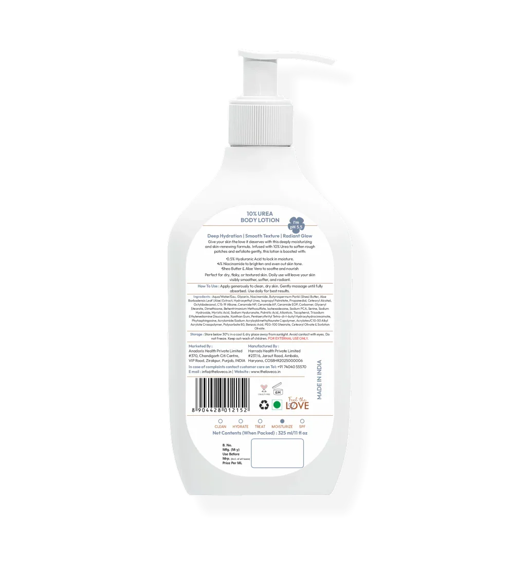10% Urea Body Lotion - The Love Co