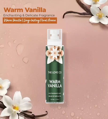 The Love Co Warm Vanilla Body Mist