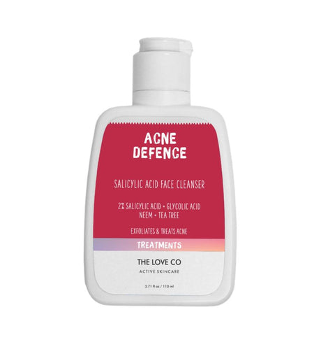 Acne Defence Gel Face Cleanser - The Love Co