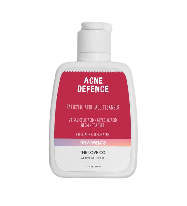 Acne Defence Gel Face Cleanser - The Love Co