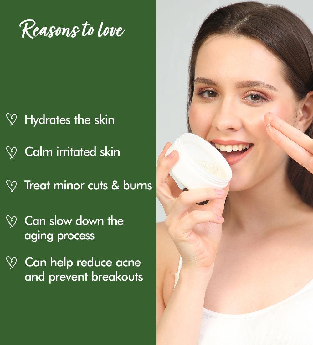 Aloe Gel For Face and Body - The Love Co