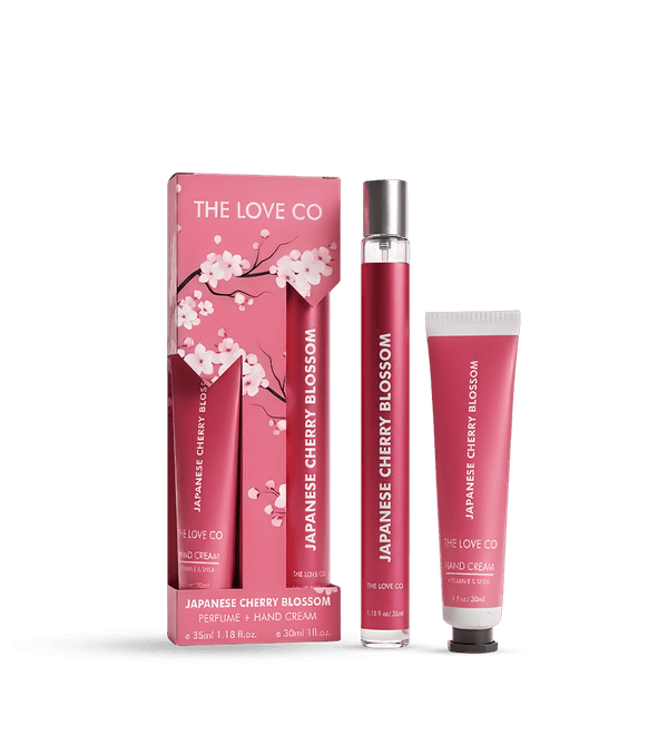 Japanese Cherry Blossom Hand Cream & Perfume Gift Set