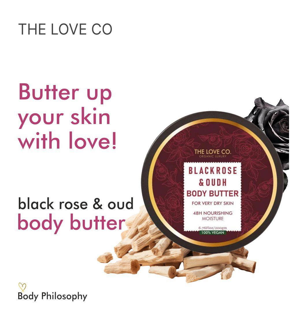 Black Rose & Oudh Body Butter - The Love Co