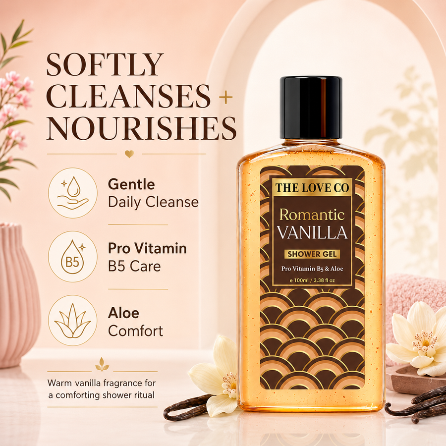 Romantic Vanilla Body Wash — Floral Vanilla Cleanse – view 5 | The Love Co