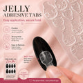 Classic Black Almond Press-On Nails