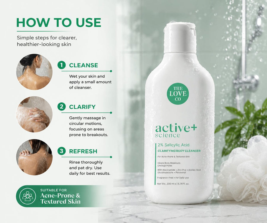 2% Salicylic Acid Body Wash – Bacne Treatment – view 8 | The Love Co