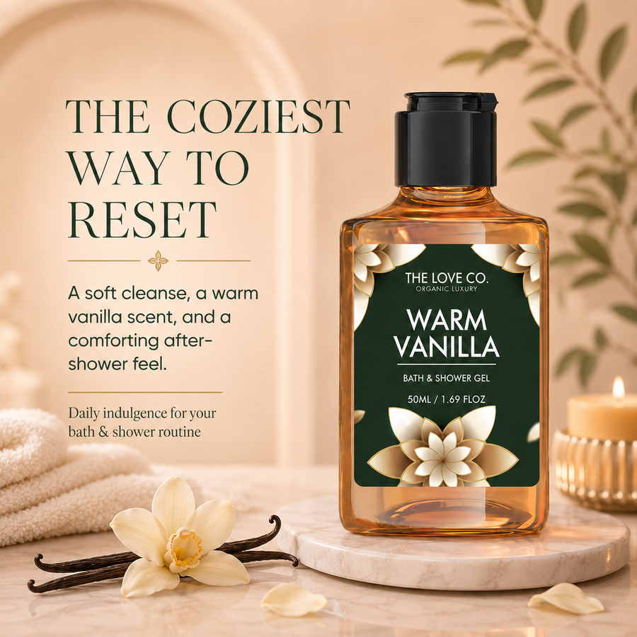 Warm Vanilla Mini Body Wash 50ml — Travel – view 6 | The Love Co