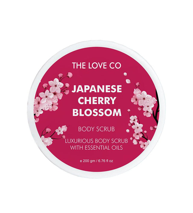 Japanese Cherry Blossom Body Scrub - The Love Co