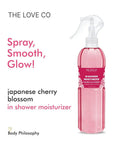 Japanese Cherry Blossom In-Shower Moisturizer — fragrance notes and scent profile