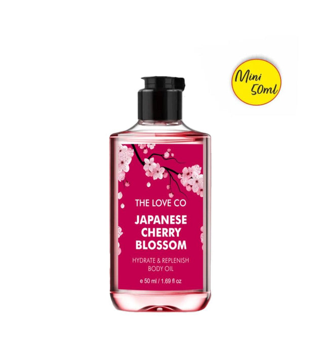 Japanese Cherry Blossom Mini Body Oil - The Love Co