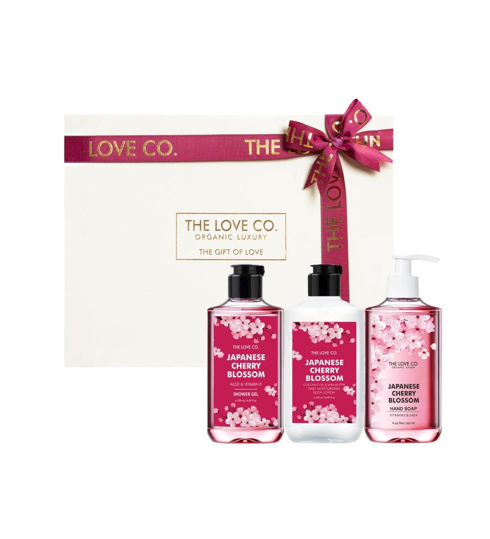 Japanese Cherry Blossom Trio Gift Set - The Love Co